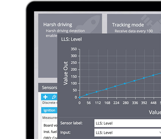 Sensor settings and calibration