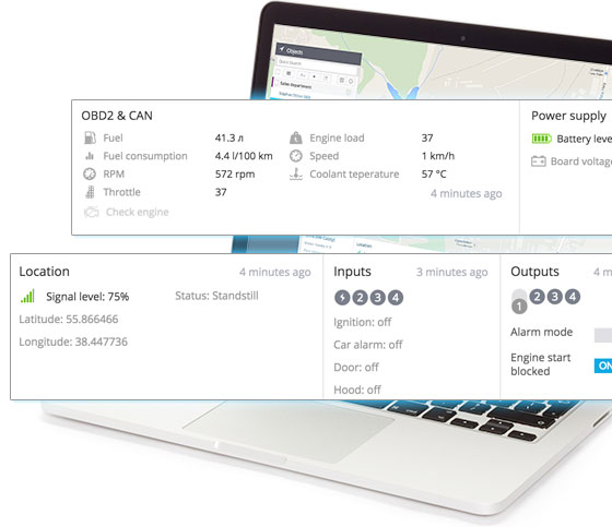 Widgets for telemetry data and control